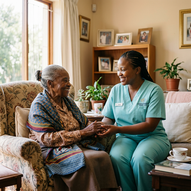 Bupilo Health Hub caregiver providing compassionate home care